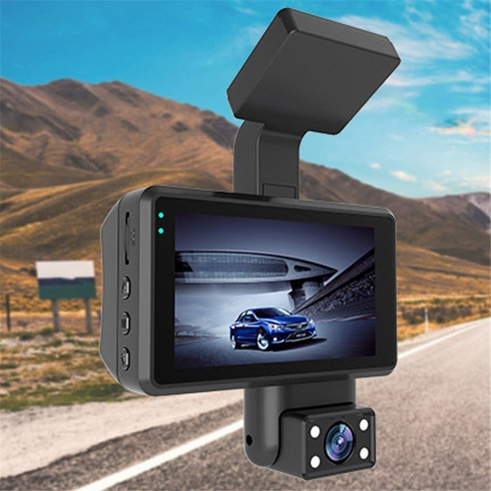 YC-868 HD 1080P Car DVR Camera Video Dual Lens Driving Recorder 24H Parking DVR Night Vision Dash Camera