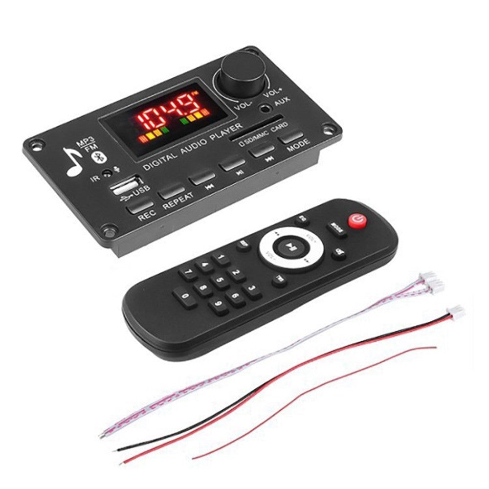 JQ D009BT Bluetooth-compatible Car Audio Player USB FM AUX Amplifier Auto FM Radio Module with Large Remote