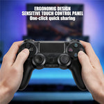 For Sony PlayStation 4 Wireless Game Controller with Touchpad Dual Vibration Bluetooth-compatible 4.0 Gamepad