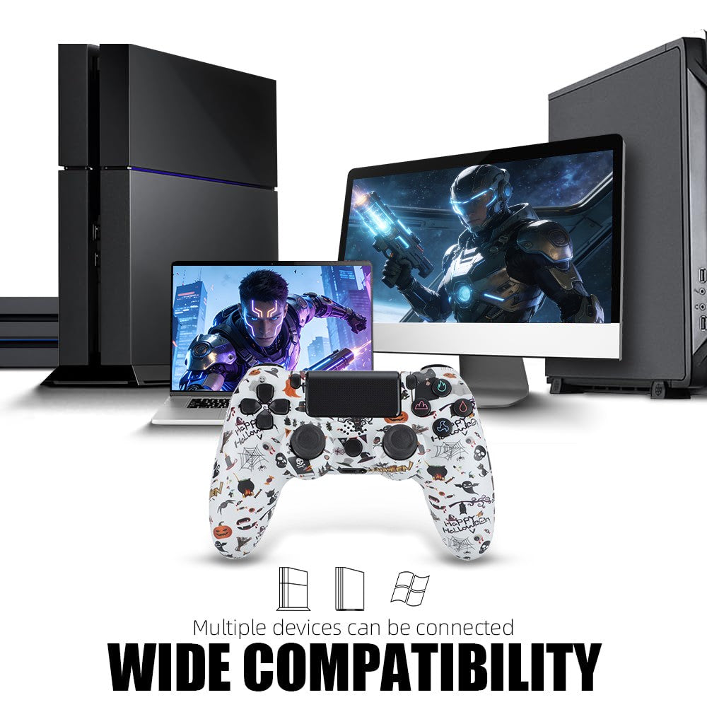 For Sony PlayStation 4 Wireless Game Controller with Touchpad Dual Vibration Bluetooth-compatible 4.0 Gamepad