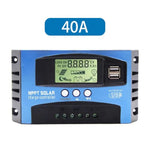 MPPT Solar Charge Controller LCD Display 12V / 24V Solar Panel Charger Regulator