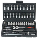 46Pcs Socket Wrenches Set Professional Car Motorcycle Repair Mechanical Workshop Tools Kit