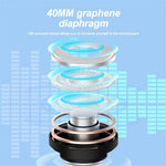 C5S Motorcycle Helmet Bluetooth-compatible Headset Noise Reduction Waterproof Motorbike Rider Headphone