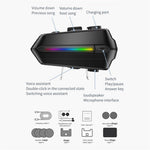 C5S Motorcycle Helmet Bluetooth-compatible Headset Noise Reduction Waterproof Motorbike Rider Headphone