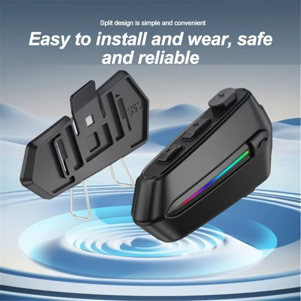 C5S Motorcycle Helmet Bluetooth-compatible Headset Noise Reduction Waterproof Motorbike Rider Headphone