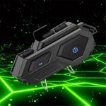 C8 LED-lys Motorcykelhjelm Bluetooth-kompatibel 5.4 Headset Vandtæt Støjreduktion Automatisk Besvarelse Rytterheadset