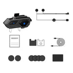 C8 LED-lys Motorcykelhjelm Bluetooth-kompatibel 5.4 Headset Vandtæt Støjreduktion Automatisk Besvarelse Rytterheadset