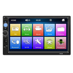 7010B 7-tommer bil MP3 / MP5-afspiller multifunktionel bil Bluetooth-kompatibel forstærker FM-radio