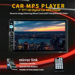 7010B 7-tommer bil MP3 / MP5-afspiller multifunktionel bil Bluetooth-kompatibel forstærker FM-radio