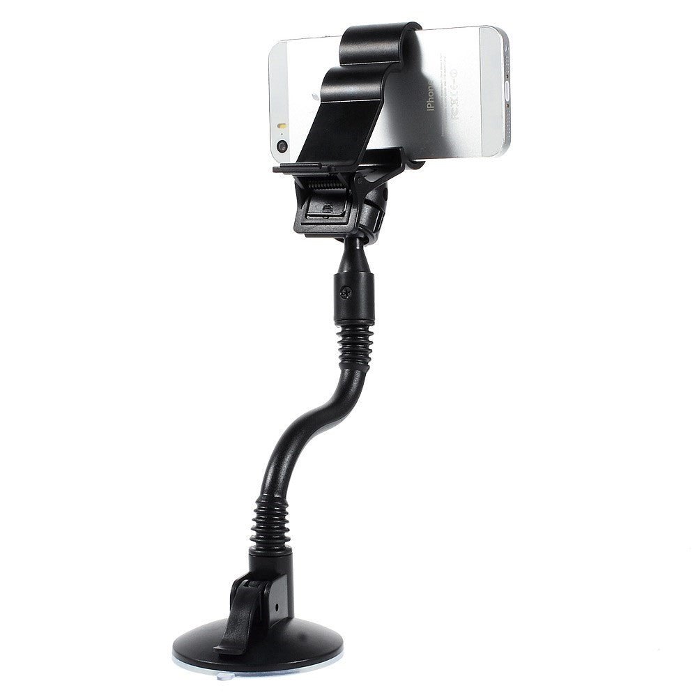 120 mm vridbart klämma med ormhalsband, sugkraftshållare för bilmontering för iPhone 5 4 Samsung S5 GPS PDA
