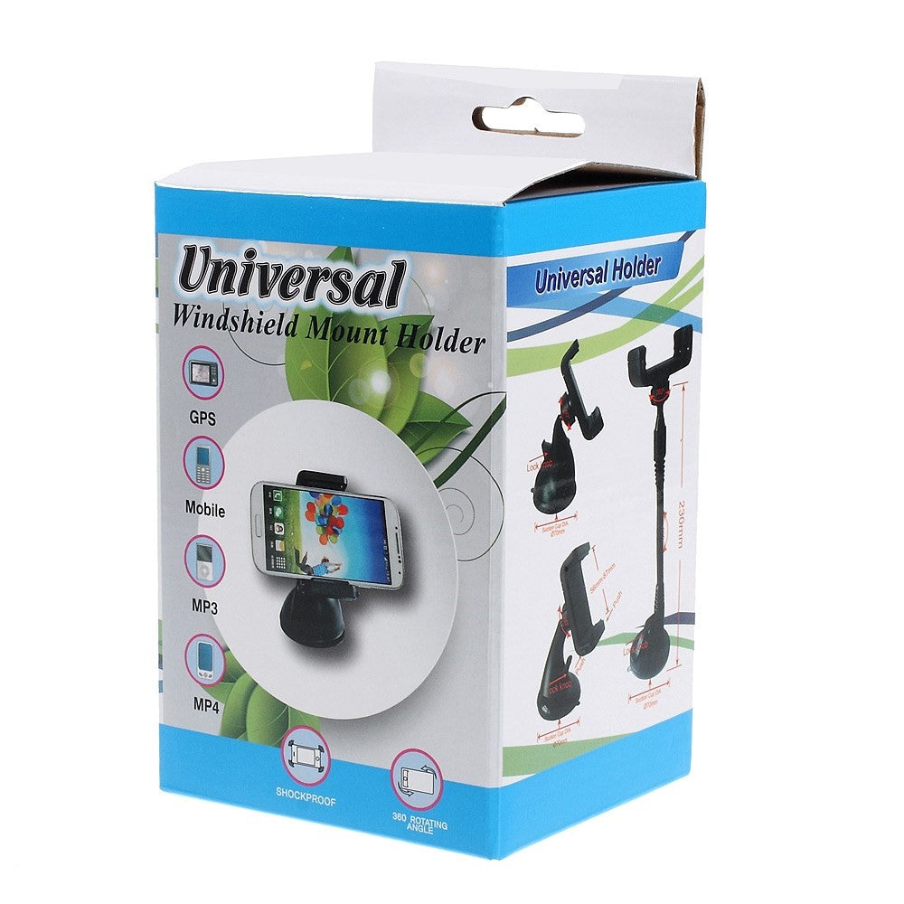 120 mm vridbart klämma med ormhalsband, sugkraftshållare för bilmontering för iPhone 5 4 Samsung S5 GPS PDA
