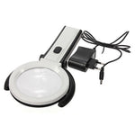 2 x 120mm Foldable Desk-type Handheld 10 LED Lighted Lamp Magnifier