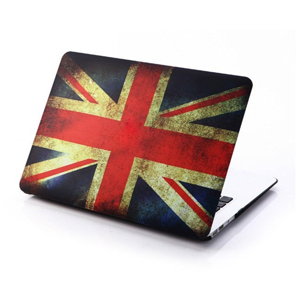 Vintage Britisk Flag Gummibelagt Hard Shell Cover til Apple Macbook Air 13.3
