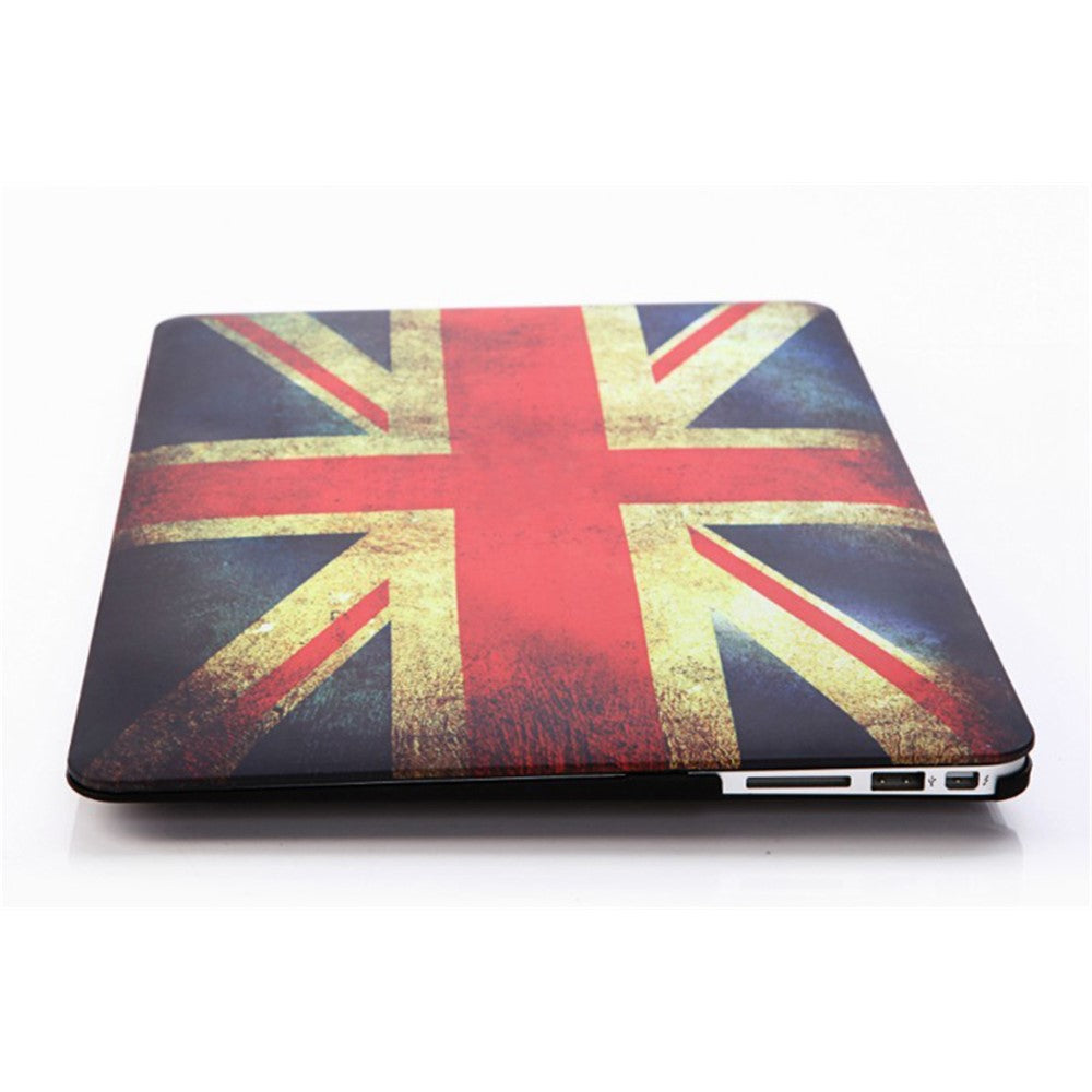 Vintage Britisk Flag Gummibelagt Hard Shell Cover til Apple Macbook Air 13.3