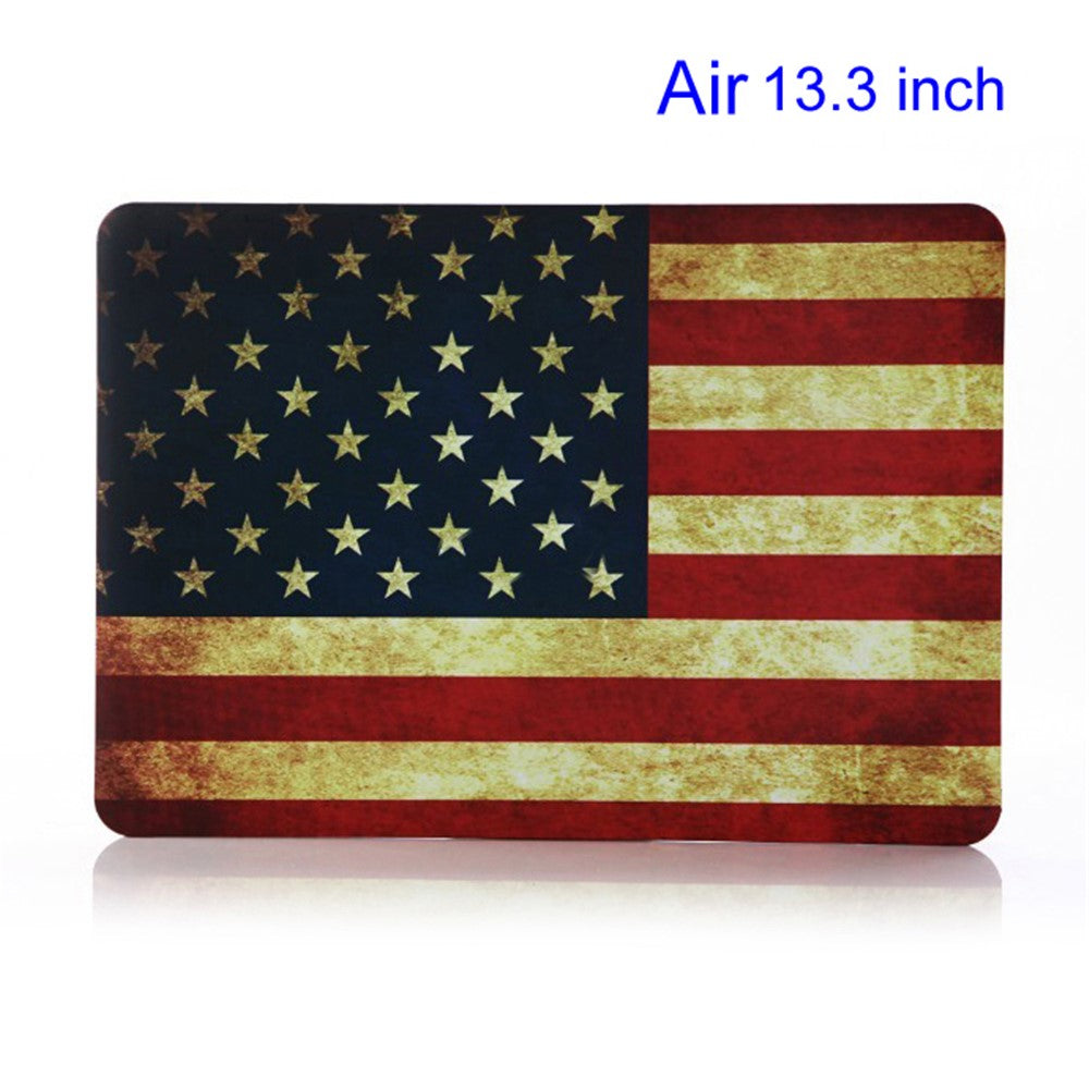 Vintage Britisk Flag Gummibelagt Hard Shell Cover til Apple Macbook Air 13.3