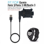 Smart Watch Charger Cradle Dock with USB Interface 1-Meter Data Transfer Cable for Garmin Fenix 3 / Fenix 3 HR / Quatix 3 Data Transfer Cable