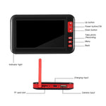 P20 4.3-inch Screen Industrial Endoscope Borescope Inspection Camera 8-LED 8mm Lens 1080P Display Screen