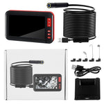 P20 4.3-inch Screen Industrial Endoscope Borescope Inspection Camera 8-LED 8mm Lens 1080P Display Screen