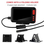 P20 4.3-inch Screen Industrial Endoscope Borescope Inspection Camera 8-LED 8mm Lens 1080P Display Screen