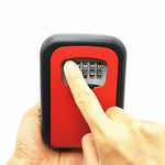 4-Digit Combination Lock Wall Mounted Key Storage Box Security Car Home Key Safe Box