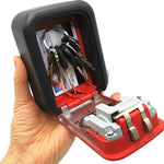 4-Digit Combination Lock Wall Mounted Key Storage Box Security Car Home Key Safe Box