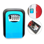 4-Digit Combination Lock Wall Mounted Key Storage Box Security Car Home Key Safe Box