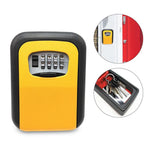 4-Digit Combination Lock Wall Mounted Key Storage Box Security Car Home Key Safe Box
