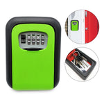 4-Digit Combination Lock Wall Mounted Key Storage Box Security Car Home Key Safe Box