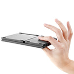 Wireless Bluetooth-Compatible Keyboard Mini Tri-Fold Keyboard with Touchpad for Tablet Phone Computer