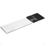 Aluminium 34-tasters trådløst numerisk Bluetooth-kompatibelt tastatur til Windows/iOS/Android