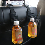2Pcs/Set Universal Car Headrest Hooks Auto Back Seat Hanger Easy Installation Storage Bottle Holder