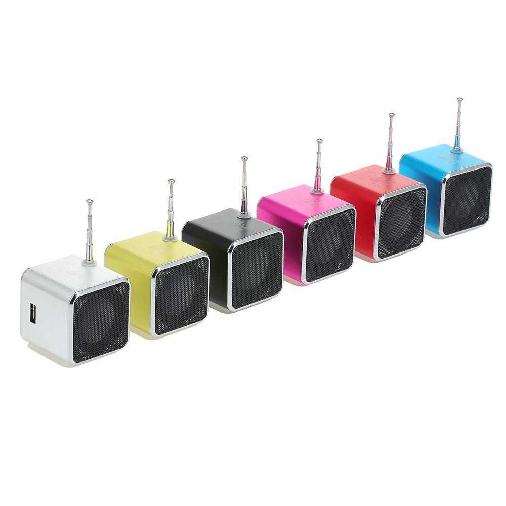 Portable 3.5mm Wired Mini Speaker MP3 Player FM Radio Music Amplifier Support TF Card U Disk