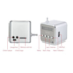 Portable 3.5mm Wired Mini Speaker MP3 Player FM Radio Music Amplifier Support TF Card U Disk