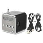 Portable 3.5mm Wired Mini Speaker MP3 Player FM Radio Music Amplifier Support TF Card U Disk