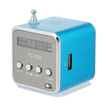 Portable 3.5mm Wired Mini Speaker MP3 Player FM Radio Music Amplifier Support TF Card U Disk