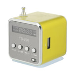 Portable 3.5mm Wired Mini Speaker MP3 Player FM Radio Music Amplifier Support TF Card U Disk