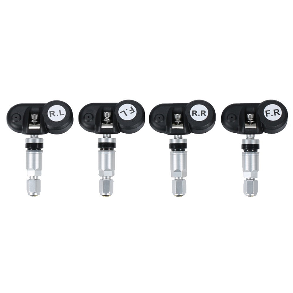 Car TPMS Tire Pressure Digital Solar Energy Monitoring System Auto Security Tire Pressure Alarm Systems LCD Display with 4 Internal Sensors