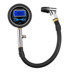 4 enheder omstillingsbar digital LCD dæktryksmåler tester