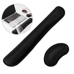 Wrist Rest Mouse Pad Keyboard Wrist Support Set Memory Foam Ergonomic Non-slip Office Gaming Mouse Support