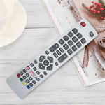 TV fjernbetjening erstatning for Sharp Aquos fjernbetjening Smart udskiftning Bærbar størrelse Nem at gribe med 3D-knap fjernbetjening