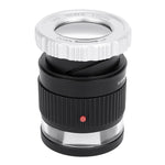 LED Scale Loupe 30X Adjustable Magnification Magnifier Metal Cylinder Type Mirror