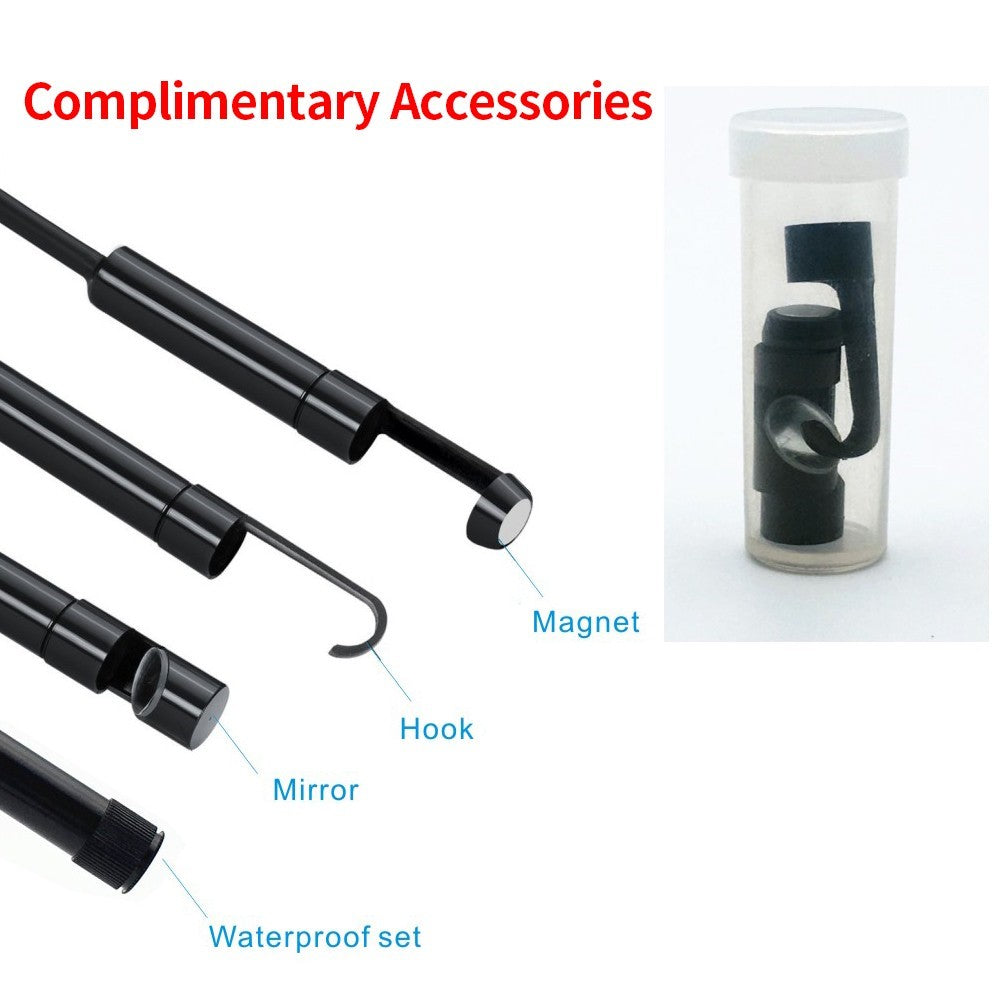1200P Digital Handheld USB WiFi Endoscope Camera 8LEDs Adjustable IP68 Waterproof