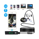 1200P Digital Handheld USB WiFi Endoscope Camera 8LEDs Adjustable IP68 Waterproof