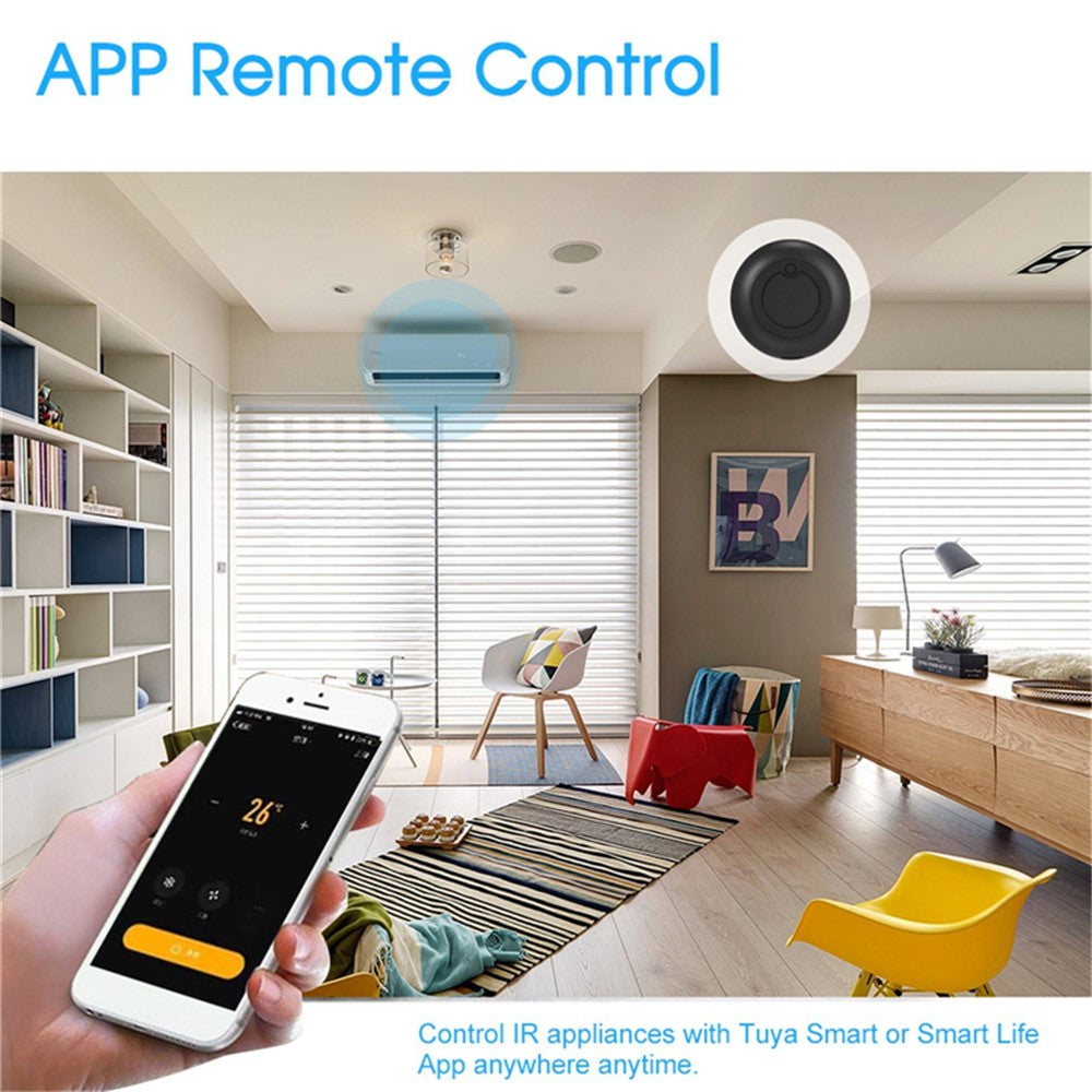 SANT-IR-OI WiFi Smart IR Remote Controller Smart Home Infrared Universal Remote Blaster for Smart Appliances via Voice and Smart Life/Tuya App Compatible with Alexa and Google Home