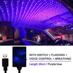 Auto Roof Ceiling Decoration Atmosphere Lamp Colourful LED Star Night Lights Projector for Car Home Party