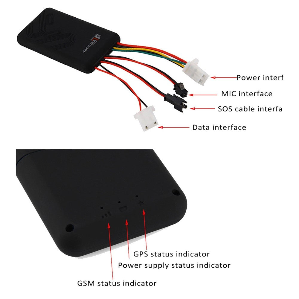 GPS Tracker for Auto Real Time GPS GSM GPRS SMS Tracker Motorcycle Car Bike Antitheft GPS Tracking Device with Alarm System