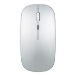 Wireless Slim Mouse Less Noise Adjustable Rechargeable Mouse for Laptop Computer