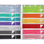 Til mekanisk tastatur 104 taster sprøjtestøbte PBT-tastekapsler