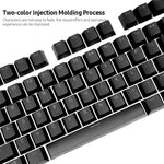 Til mekanisk tastatur 104 taster sprøjtestøbte PBT-tastekapsler