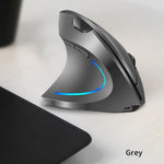 2.4G Wireless Vertical Mouse Rechargeable Mouse with 3 Adjustable DPI Levels and Auto Sleep
